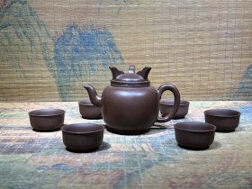顾景舟紫砂壶一套，送礼，收藏佳品！