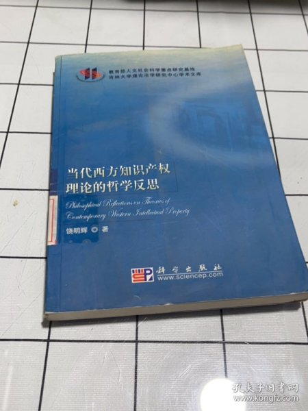 吉林大学理论法学研究中心学术文库：当代西方知识产权理论的哲学反思