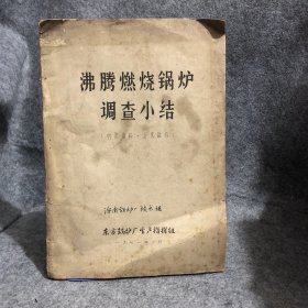 沸腾燃烧锅炉调查小结 1971年