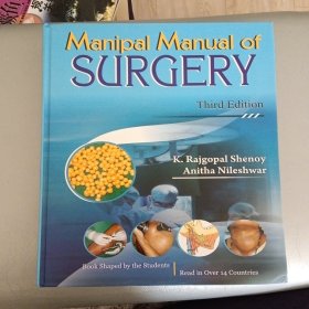 Manipal Manual Of SURGERY 丅hird EdiTi0n 英文原版曼尼帕尔手术手册（第三版）