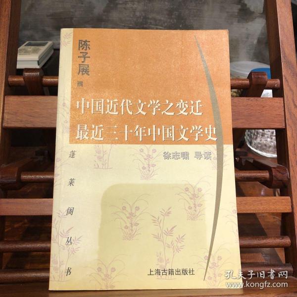 中国近代文学之变迁 最近三十年中国文学史：-最近三十年中国文学史