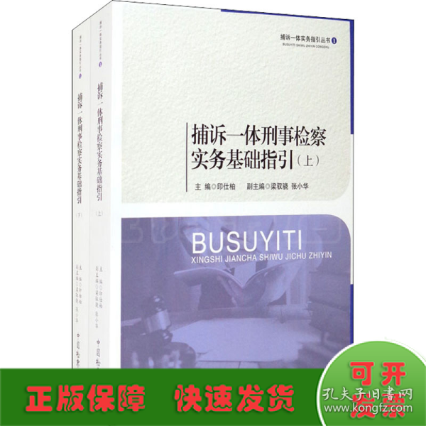 捕诉一体刑事检察实务基础指引（套装上下册）