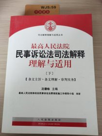 最高人民法院民事诉讼法司法解释理解与适用