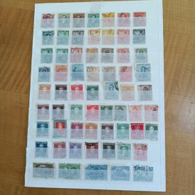 阿根廷邮票114枚，从18xx古典至1952年早期雕刻版邮票，少见邮品，包邮