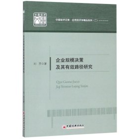 企业规模决策及其有效路径研究