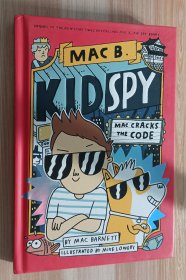 英文书 Mac Cracks the Code (Mac B., Kid Spy #4) Hardcover by Mac Barnett (Author), Mike Lowery (Illustrator)