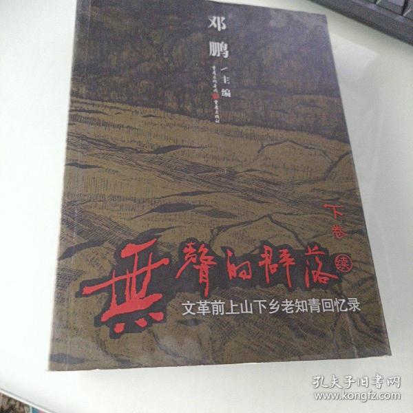 无声的群落·续集（下卷）：“文革”前上山下乡老知青回忆录