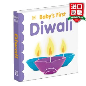英文原版 Baby's First Diwali 宝宝的第一个排灯节 幼儿节日启蒙 纸板书 英文版 进口英语原版书籍