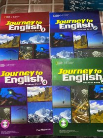 Journey to English【1、2、3、4全四册】3册附光盘