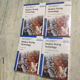 英文原版Modern Drying Technology  volume 1.2.3，4 现代干燥技术卷1.2.3.4共四册合售。全新未开封