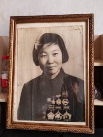 50年代全国劳动模范照片（美女超大照片）