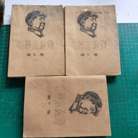 毛泽东选集 2 3 4卷 （3本和售）