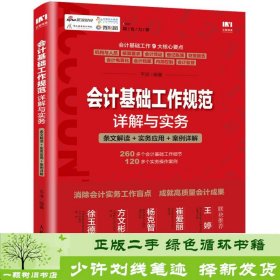 会计基础工作规范详解与实务 条文解读 实务应用 案例详解