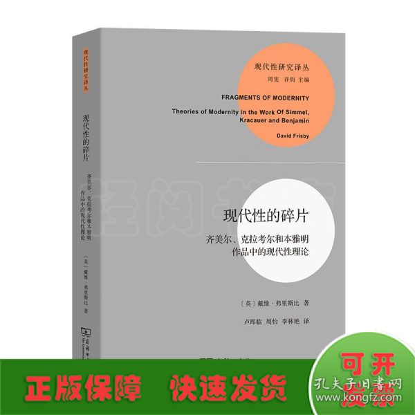 现代性的碎片：齐美尔、克拉考尔和本雅明作品中的现代性理论