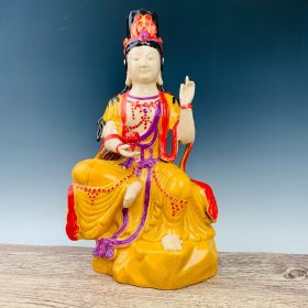 大周柴窑坐岩观音
