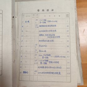 教育题材资料文献：1960年天津市第29中学《一九六四年学校工作计划总结及设想》。102页。