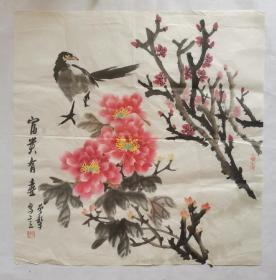 湖北名家  曾犁  花鸟画