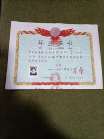 安徽师范学院附设中学毕业证书 1959年