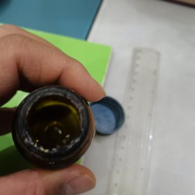 河北东风制药厂七十年代0.05克百喘朋片玻璃药瓶老药标包装