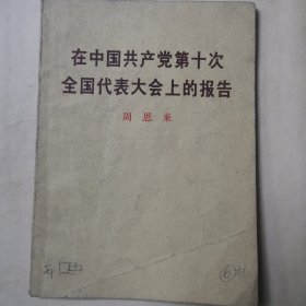 在中国共产党第十次全国代表大会上的报告