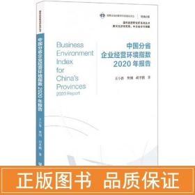 中国分省企业经营环境指数2020年报告