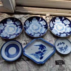 日本回流青花瓷器，包老包真，每个售价35元起。