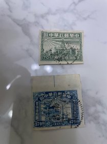 解放区邮票武汉解放全戳信销票 都有薄。50、60 
江西吉安戳、南昌戳带边 打包100