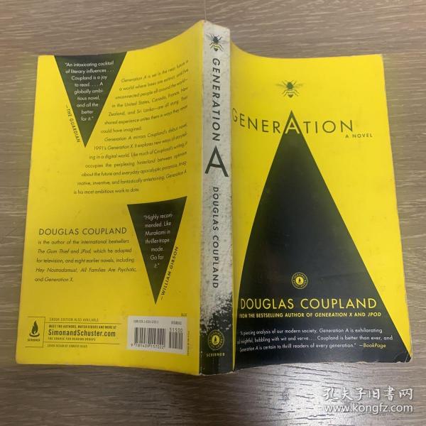 英文原版Generation A a novel