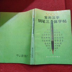 5000常用汉字钢笔三体字帖