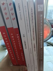 一套库存 2023年最新拍卖的 中国书画专场7本售价110元包邮 6号