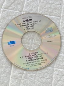 原版CD：WHAM Make  it Big 单碟片（二手无退换）