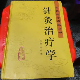 中医药学高级丛书。针炙治疗学，，人民卫生出版社，85品，2公斤左右