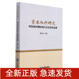 资本杠杆研究——转型新时期的现代企业资本运营