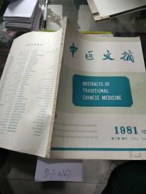 中医文摘1981