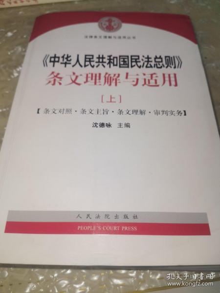 中华人民共和国民法总则 条文理解与适用（套装上下册）