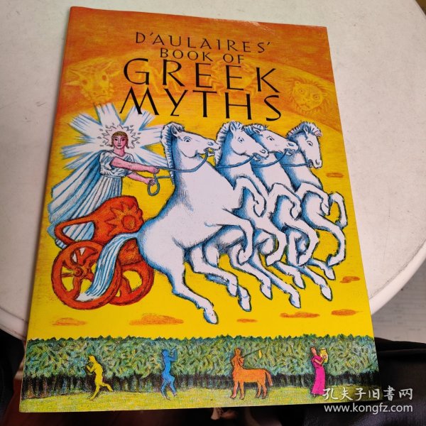 D'Aulaire's Book of Greek Myths 英文原版