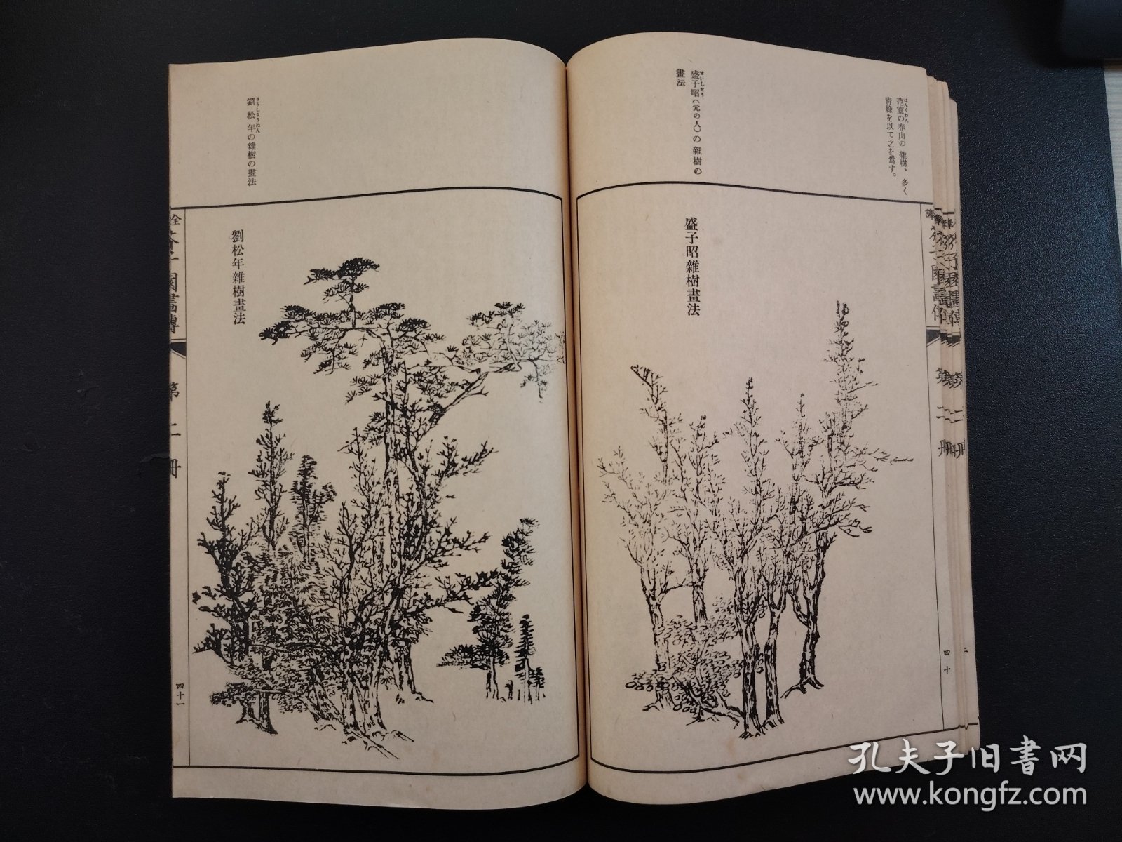 1935年《芥子园画傳》线装13册全，树谱、山石谱、人物屋宇谱、摹仿名家画谱、兰谱、竹谱、梅谱、菊谱、草虫花卉谱上下、翎毛花卉谱上下等内容