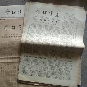 历史报纸，1978年参考消息22张一起出售如图