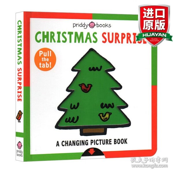 英文原版 Christmas Surprise 圣诞惊喜变色书 儿童绘本 英文版 进口英语原版书籍