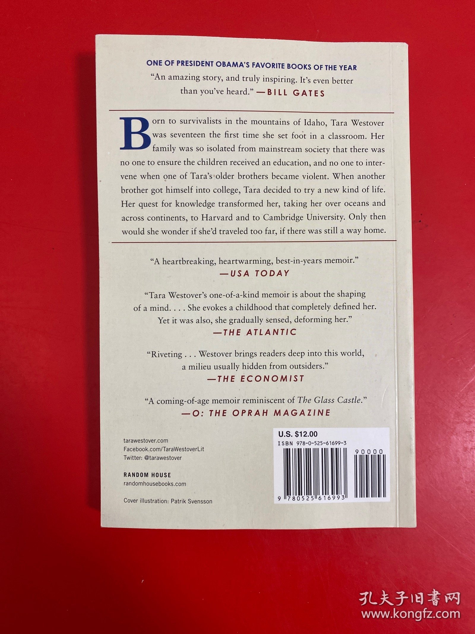 你当像鸟飞往你的山Educated: A Memoir纽约时报畅销书 比尔·盖茨推荐 教育改变人生