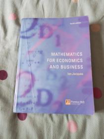 MATHEMATICS FOR ECONOMICS AND BUSINESS