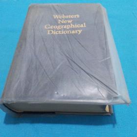 [英文原版可开票]webster's new geograplical dictionary韦氏新地理地名大词典1980年16开1370页