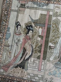 创汇时期真丝手工制作丝绸红楼梦 全品 长90宽60 63