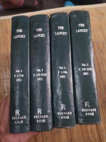 THE LANCET（柳叶刀）1973全年16开精装合订4册全