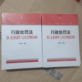 行政处罚法条文精释与实例精解