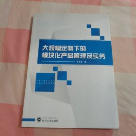 大规模定制下的模块化产品管理及实务【内页干净】