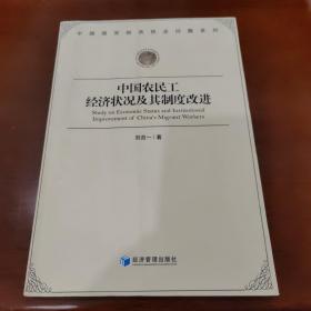 中國現(xiàn)實經(jīng)濟熱點問題系列：中國農(nóng)民工經(jīng)濟狀況及其制度改進