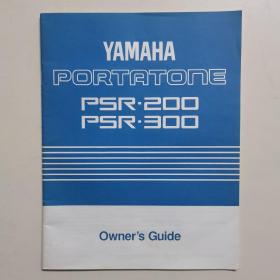 YAMAHA POTATOES PSR.200/PS4.300说明书（英文版）