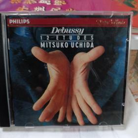 Debussg
1 2ETUDES
MITSUKO UCHIDA
精装正版CD   飞利浦出品