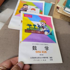 九年义务教育六年制小学教科书:《数学》【第九册】【全新未使用 无任何笔记】20240316